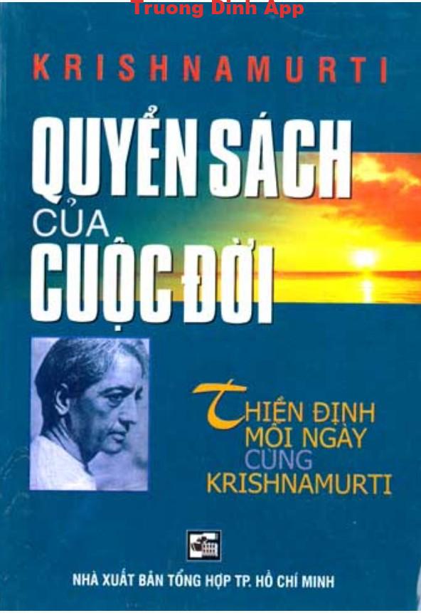 Quyển Sách của Cuộc Đời – Jiddu Krishnamurti