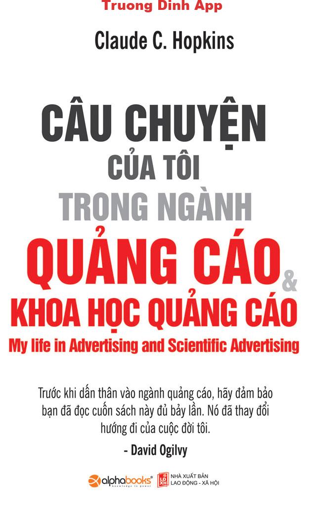 Câu Chuyện của Tôi trong Ngành Quảng Cáo – Claude C. Hopkins