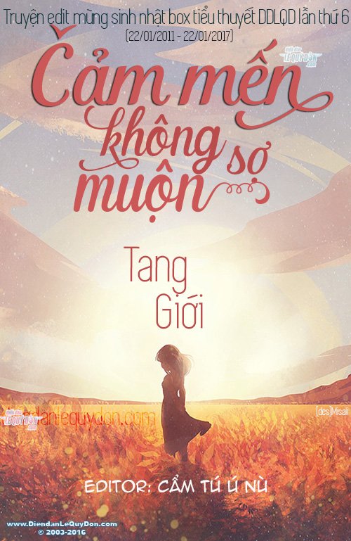 Cảm Mến Không Sợ Muộn – Tang Giới