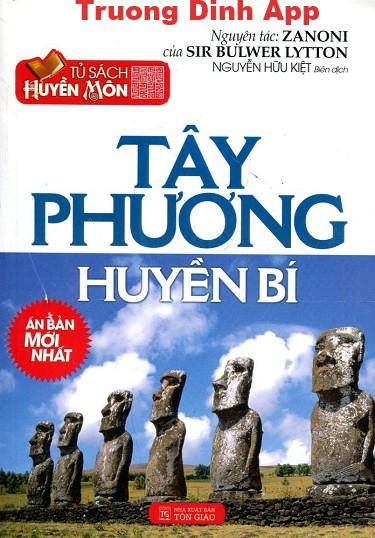 Tây Phương Huyền Bí – Sir Bulwer Lytton