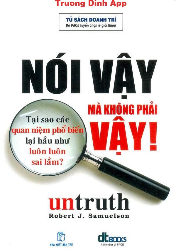 Nói Vậy Mà Không Phải Vậy – Robert J. Samuelson