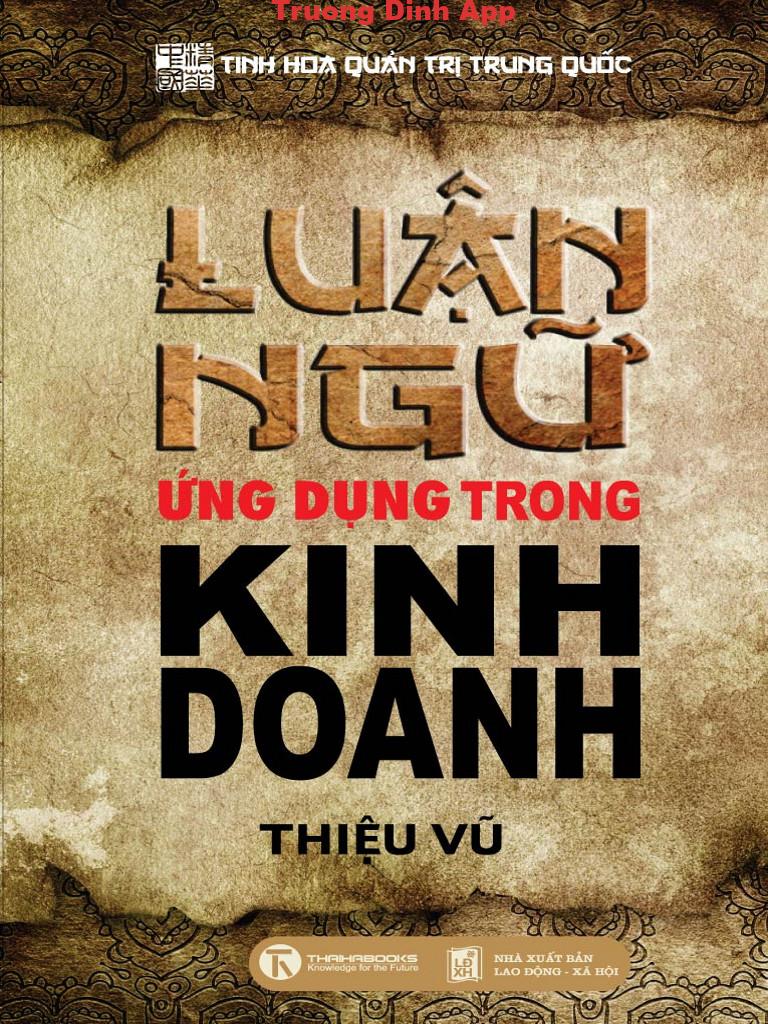 Luận Ngữ Ứng Dụng Trong Kinh Doanh – Thiệu Vũ