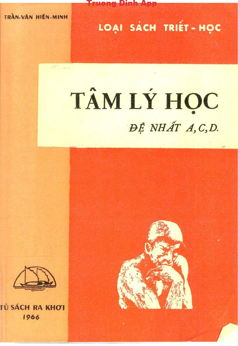 Tâm Lý Học Đệ Nhất A,C,D – Trần Văn Hiến Minh