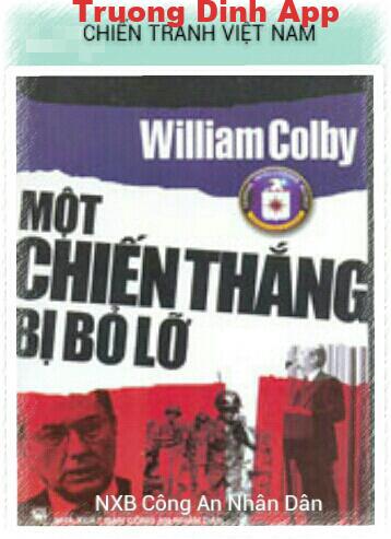 Một Chiến Thắng Bị Bỏ Lỡ – William Colby