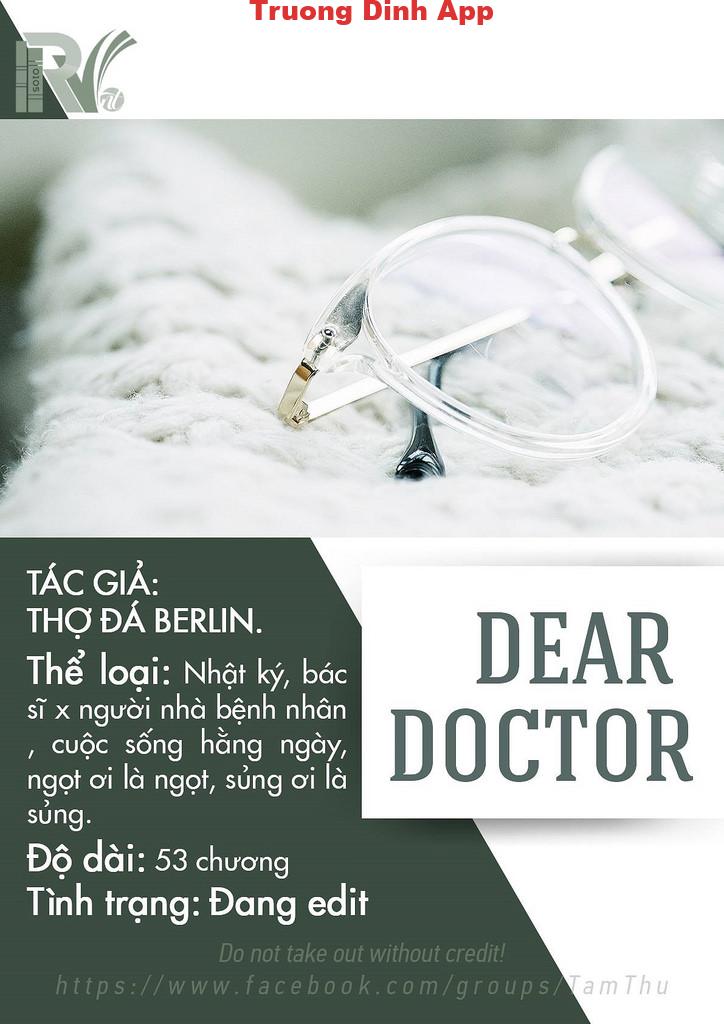 Dear, Doctor – Báo Cáo Bác Sĩ – Thợ Đá Berlin