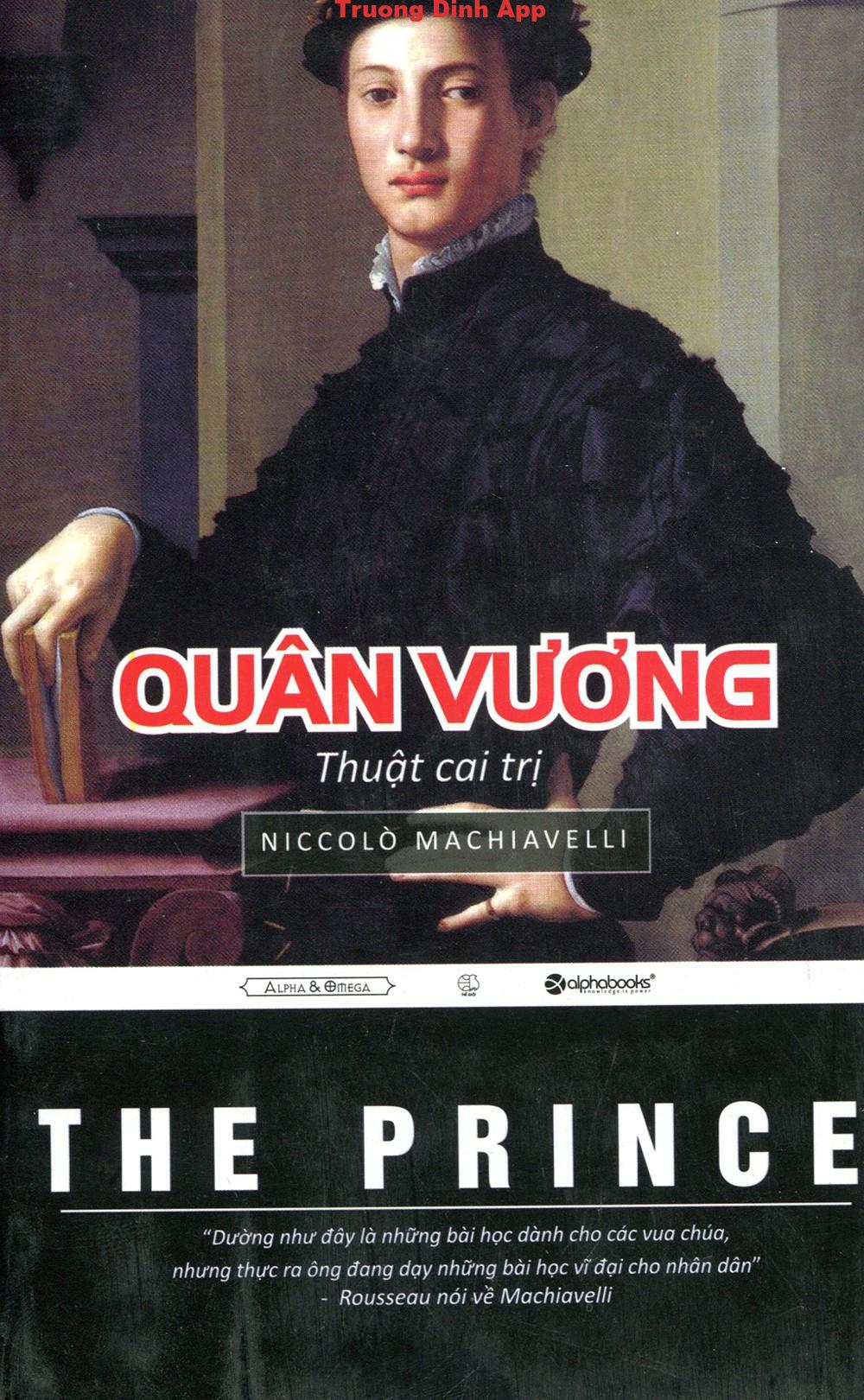 Quân Vương – Thuật Cai Trị – Niccolò Machiavelli