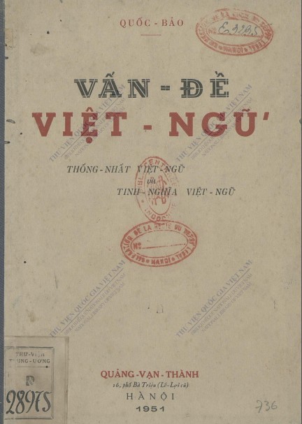 Vấn Đề Việt Ngữ – Quốc Bảo