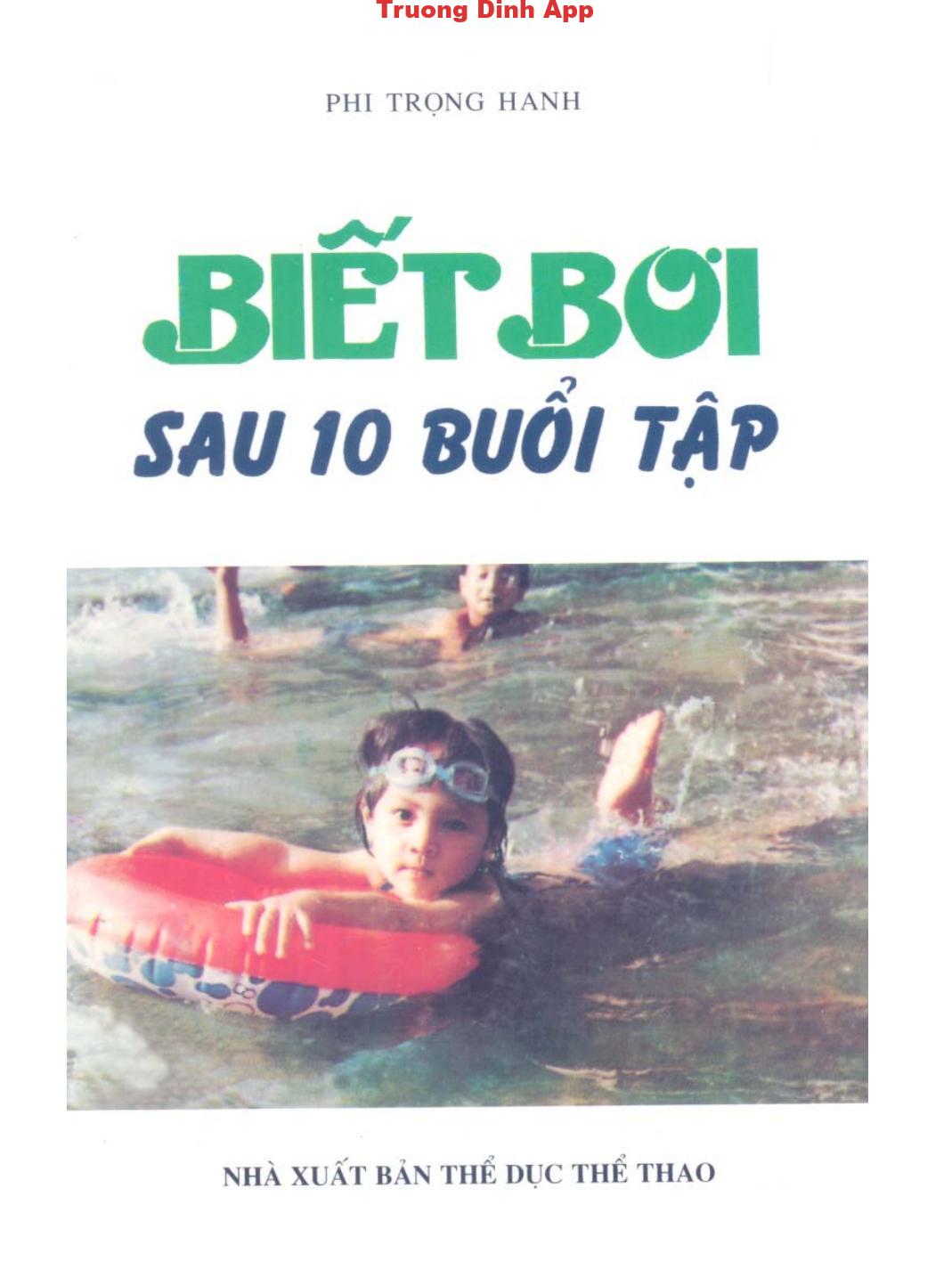 Biết Bơi Sau 10 Buổi Tập