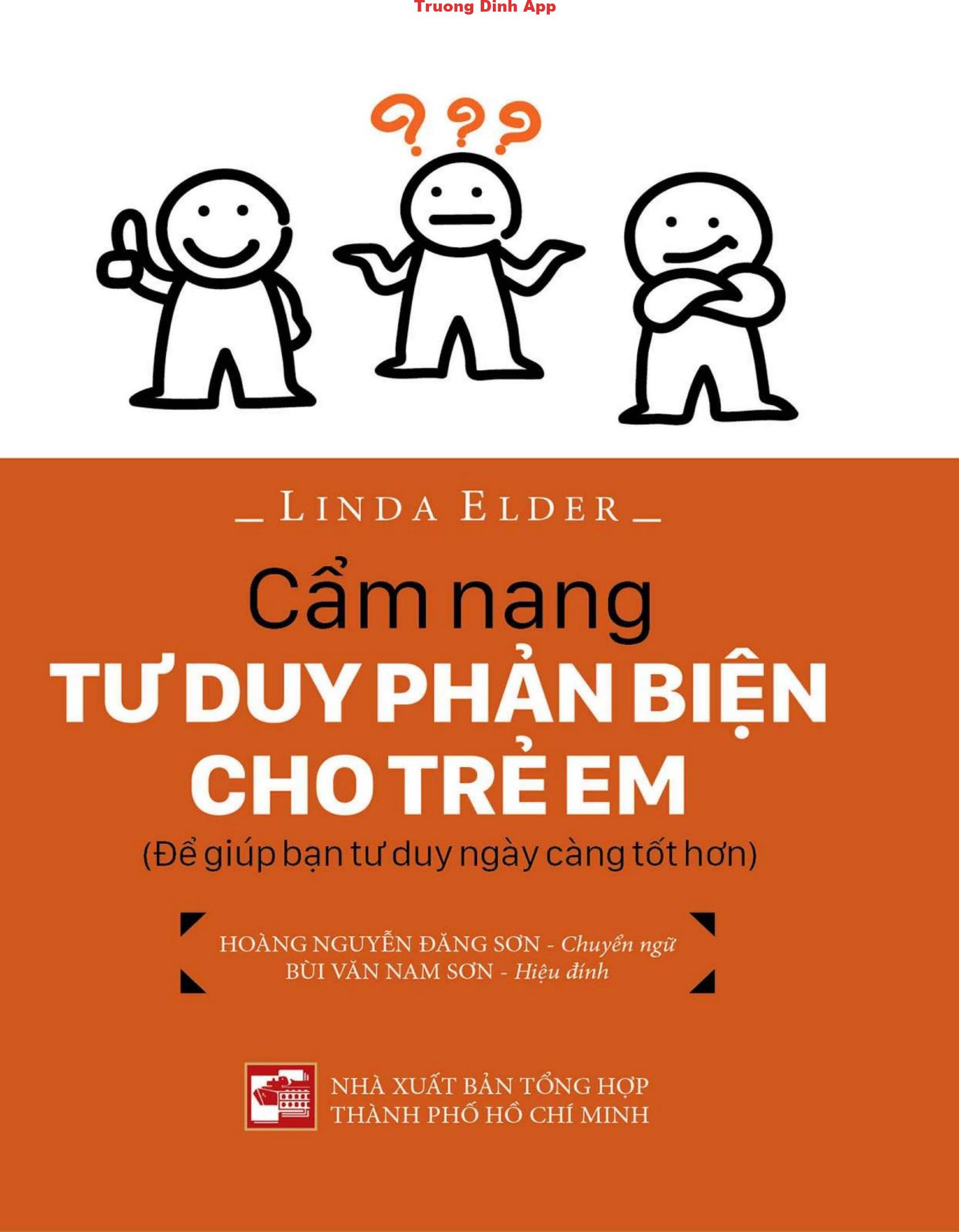 Cẩm Nang Tư Duy Phản Biện Cho Trẻ Em – Linda Elder