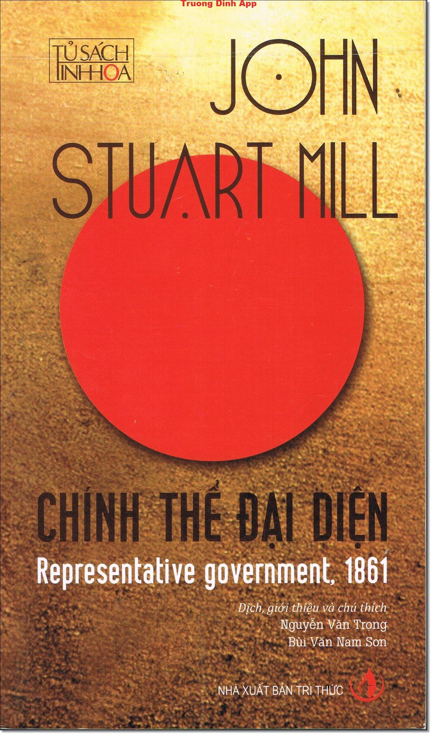 Chính Thể Đại Diện – John Stuart Mill