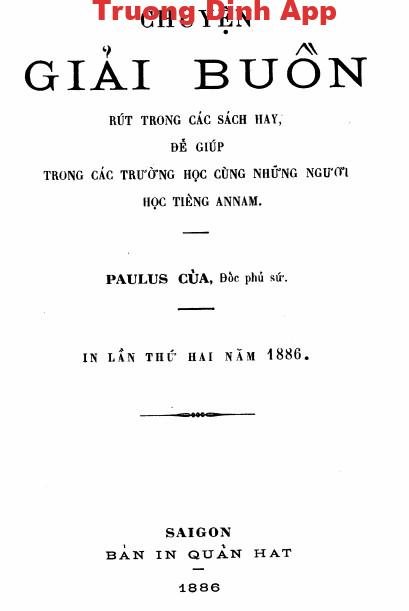 Chuyện Giải Buồn Quyển 1 – Paulus Của