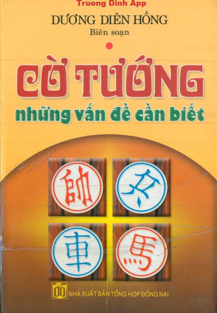 Cờ Tướng – Những Vấn Đề Cần Biết – Dương Diên Hồng