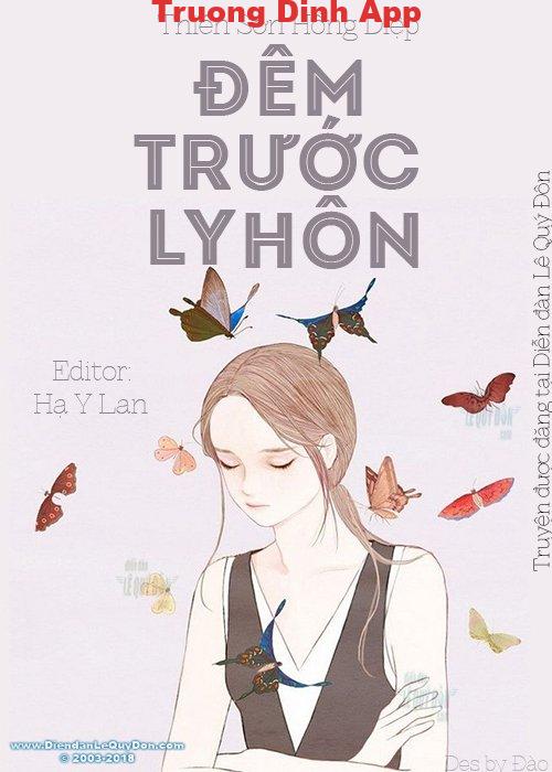 Đêm Trước Ly Hôn – Thiên Sơn Hồng Diệp  Sách Nói