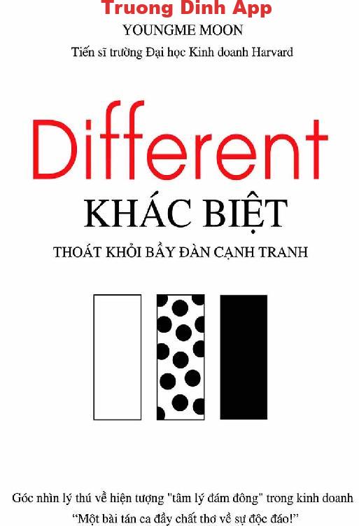 Different – Khác Biệt