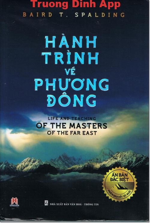 Hành Trình về Phương Đông – Dr. Blair Thomas Spalding