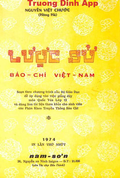 Lược Sử Báo Chí Việt Nam – Nguyễn Việt Chước