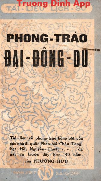 Phong Trào Đại Đông Du – Phương Hữu