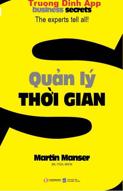 Quản Lý Thời Gian – Martin Manser