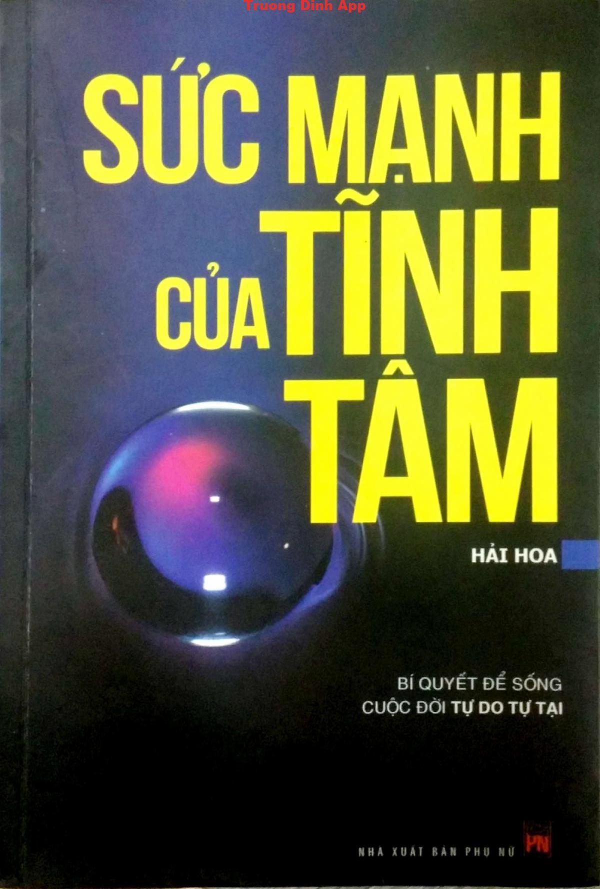 Sức Mạnh Của Tĩnh Tâm – Hải Hoa