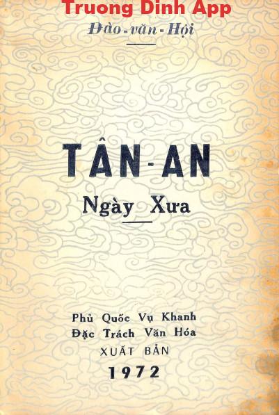 Tân An Ngày Xưa – Đào Văn Hội