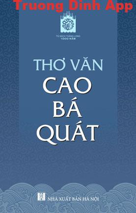 Thơ – Văn Cao Bá Quát – Cao Bá Quát