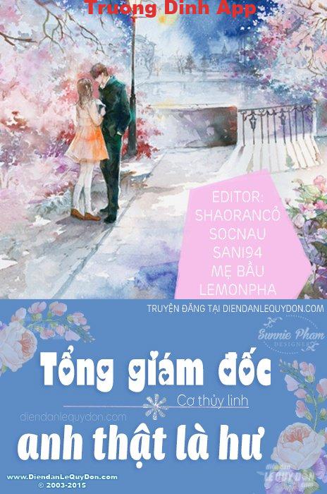 Tổng Giám Đốc, Anh Thật Là Hư – Cơ Thủy Linh  Sách Nói