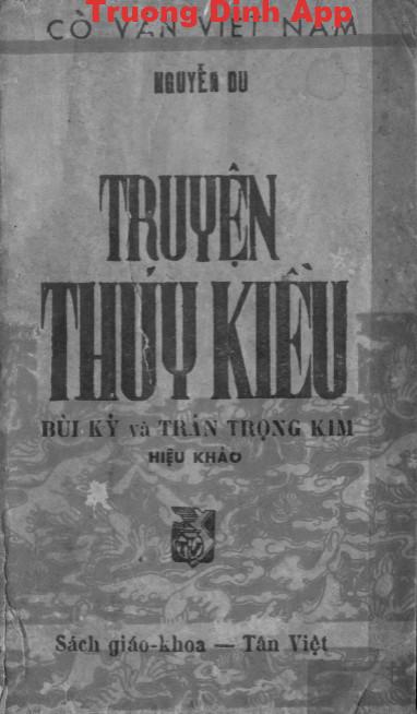 Truyện Kiều Nguyễn Du – Bùi Kỷ &Trần Trọng Kim