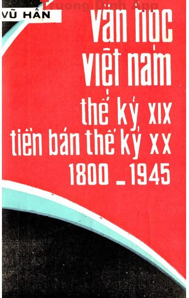 Văn Học Việt 1800 -1945 – Vũ Hân