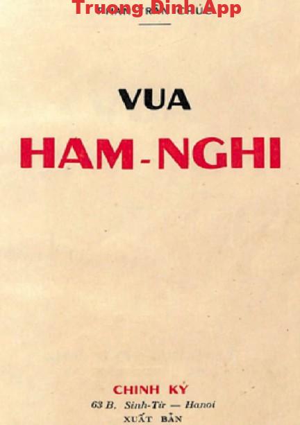 Vua Hàm Nghi – Phan Trần Chúc