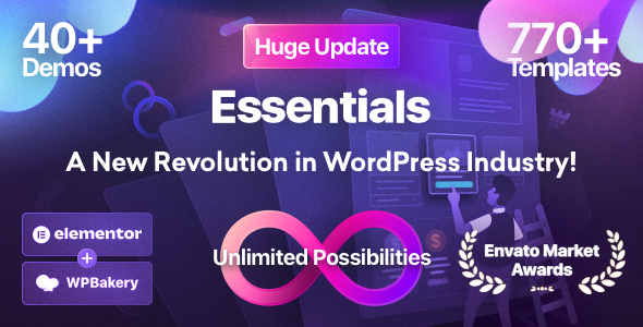 Hướng dẫn cách cài đặt và sử dụng Essentials | Multipurpose WordPress Theme