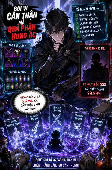 📘🔥 Download Truyện Tranh Bởi Vì Cẩn Thận Mà Quá Phận Hung Ác CBZ