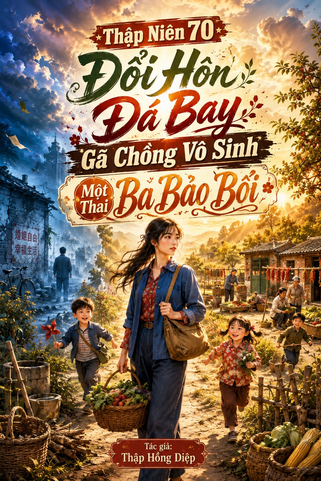 Ebook Thập Niên 70: Đổi Hôn, Đá Bay Gã Chồng Vô Sinh, Một Thai Ba Bảo Bối PDF EPUB AZW3 MOBI