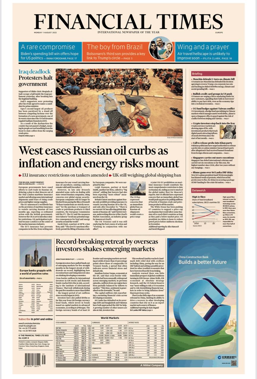 Financial Times – August 1, 2022