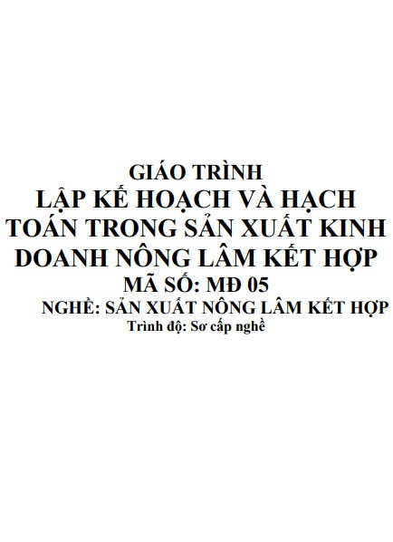 Giáo trình lập kế hoạch và hạch toán ebook PDF-EPUB-AWZ3-PRC-MOBI