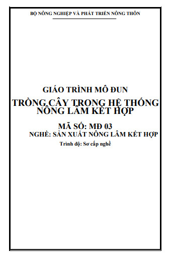 Trồng cây trong hệ thống Nông lâm kết hợp ebook PDF-EPUB-AWZ3-PRC-MOBI