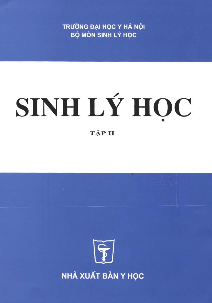 Giáo Trình Sinh Lý Học – Tập 2