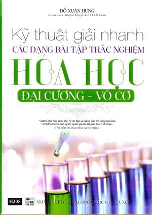 Kỹ Thuật Giải Nhanh Các Dạng Bài Tập Trắc Nghiệm Hóa Học Đại Cương – Vô Cơ